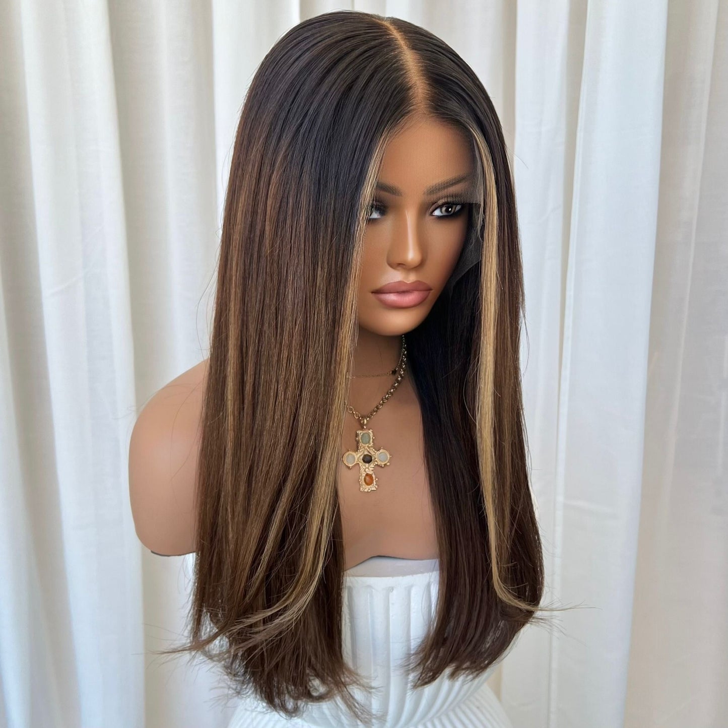 AURELIA | HD FULL LACE STRETCH CAP | M-L