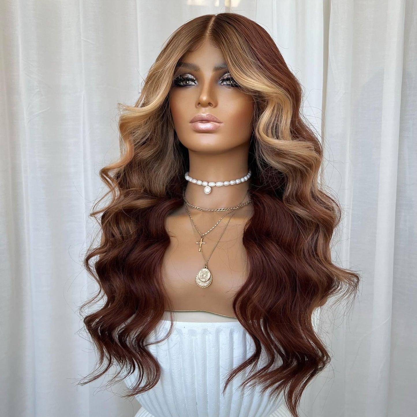 JAMIE | HD FULL LACE STRETCH CAP | M-L