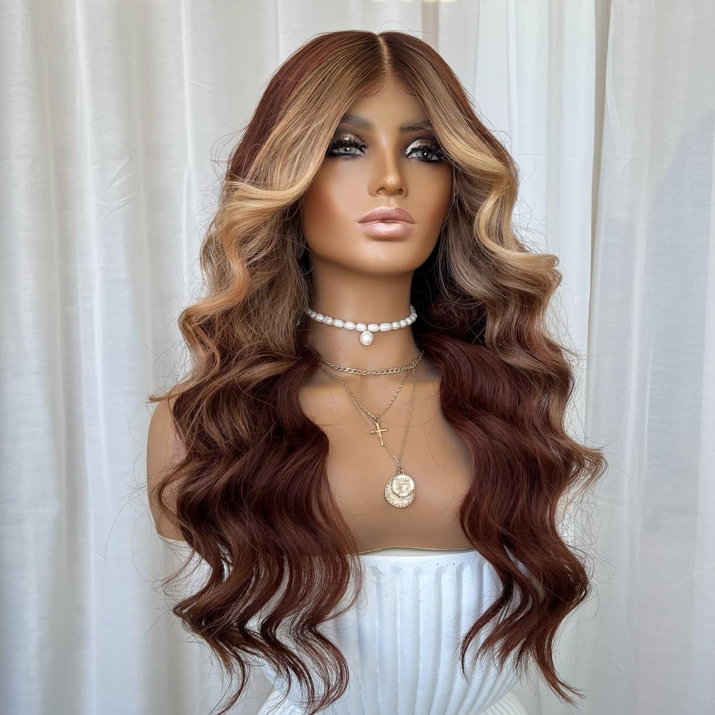 JAMIE | HD FULL LACE STRETCH CAP | M-L