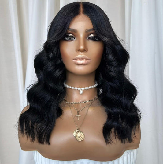 KING KYLIE BLACK | FULL LACE STRETCH CAP | M-L